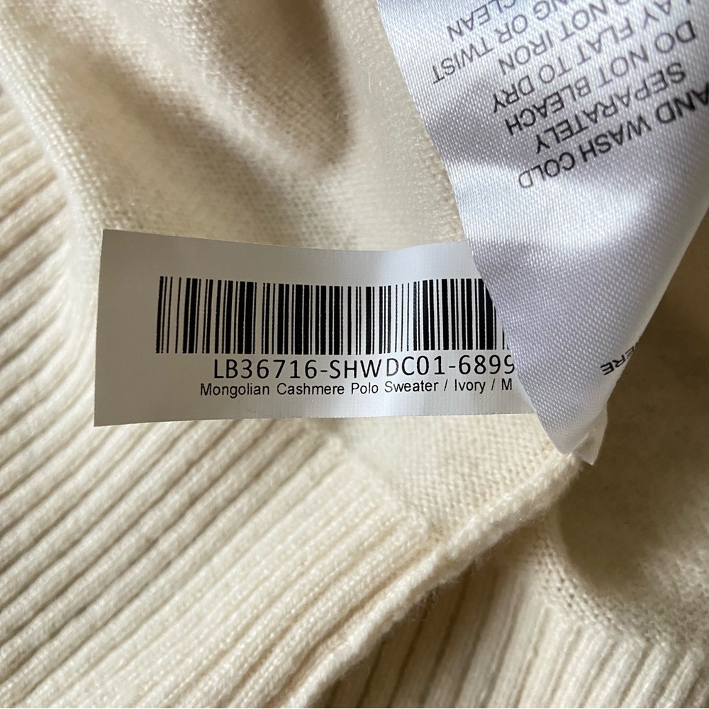 Quince Mongolian Cashmere Polo Sweater - Picture 14 of 16